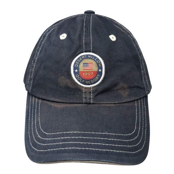 Desert Willow Golf Resort 1997 Baseball Cap Blue One Size Adjustable Imperial - Picture 1 of 9